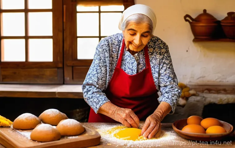 다과와 다식 차이 - Prompt 1: A Rustic Portuguese Baking Scene** 다과와 다식 차이 - Prompt 1: A Rustic Portuguese Baking Scene**